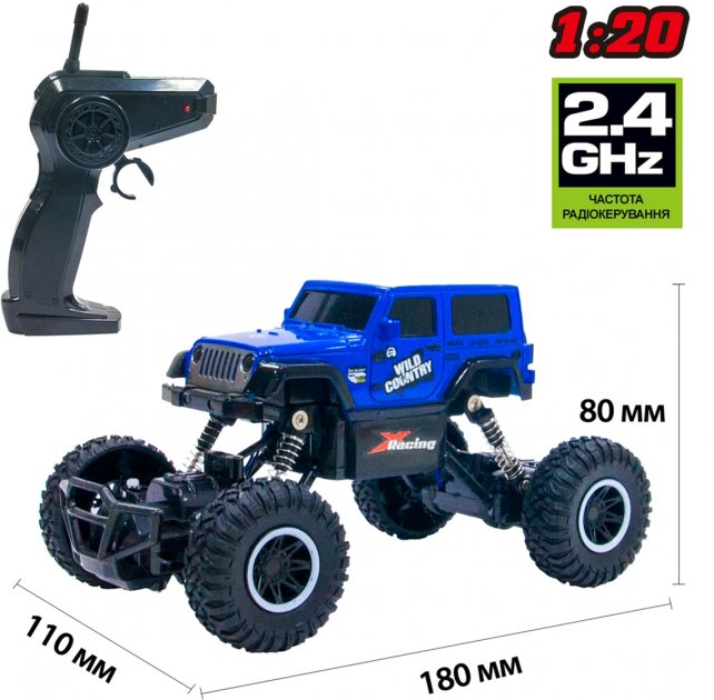 Машинка на радіокеруванні Sulong Toys Off-Road Crawler Wild Country синій (SL-106AB) - фото 8