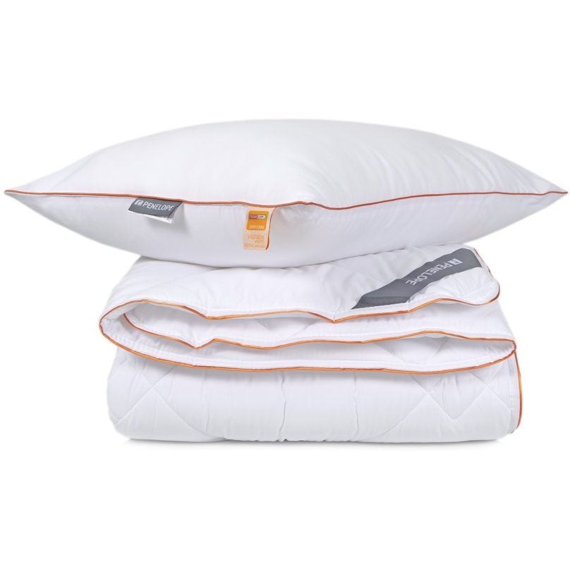 Ковдра з подушкою Penelope Easy Care New, полуторний, 215х155 см, біла (svt-2000022301411) - фото 4