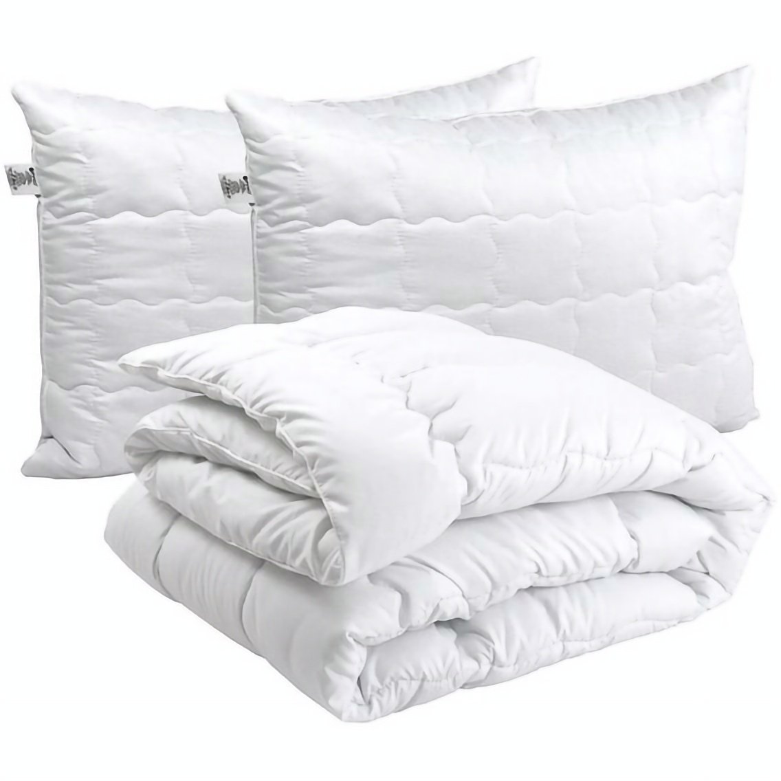 Набор силиконовый Руно Warm Silver: одеяло 220х200 см + подушка 70х50 см, 2 шт. (925.52_Warm Silver) - фото 1