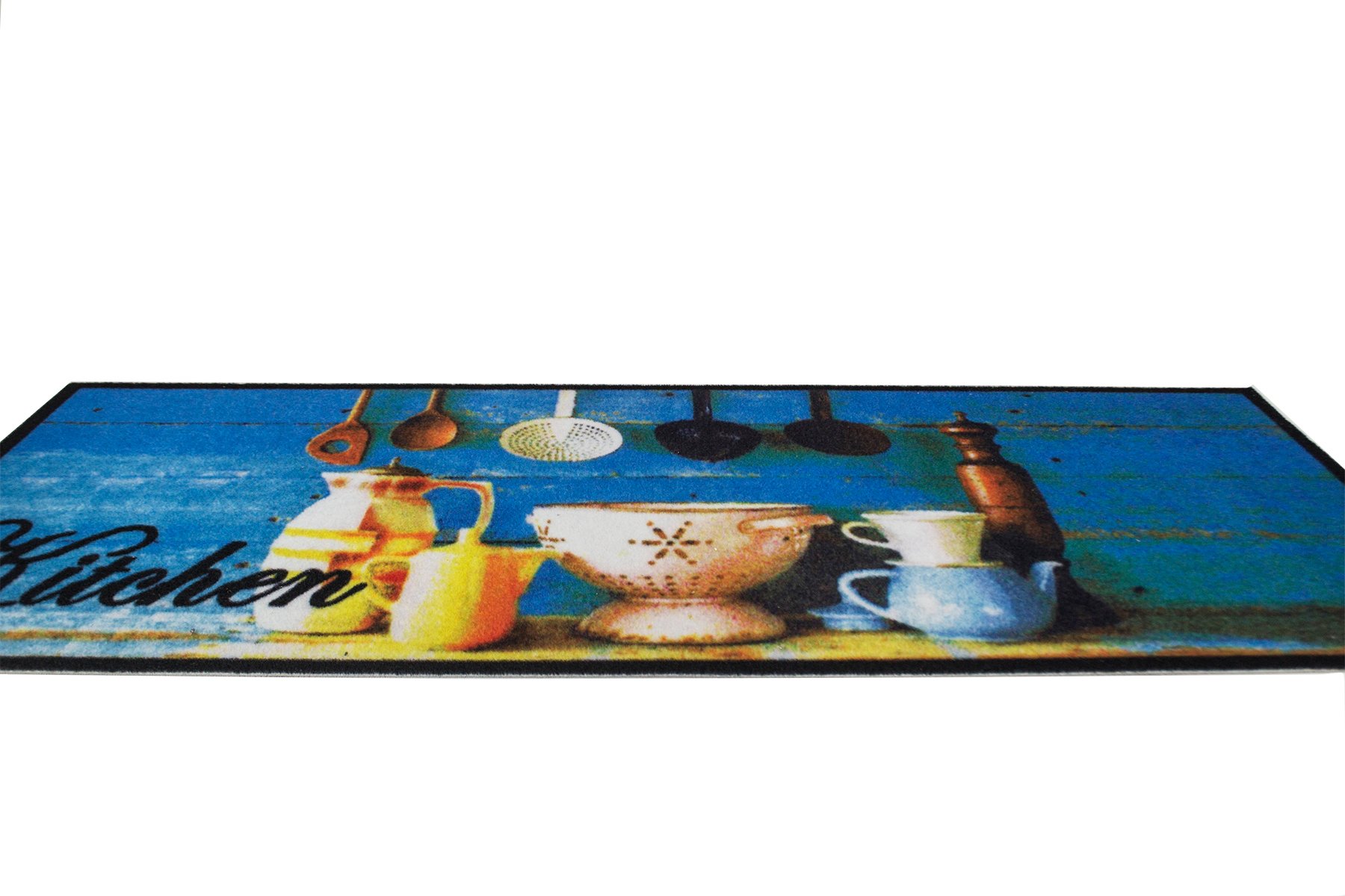 Коврик для кухни IzziHome Cooky Kitchenware, 125х50 см, голубой (2200000541963) - фото 3