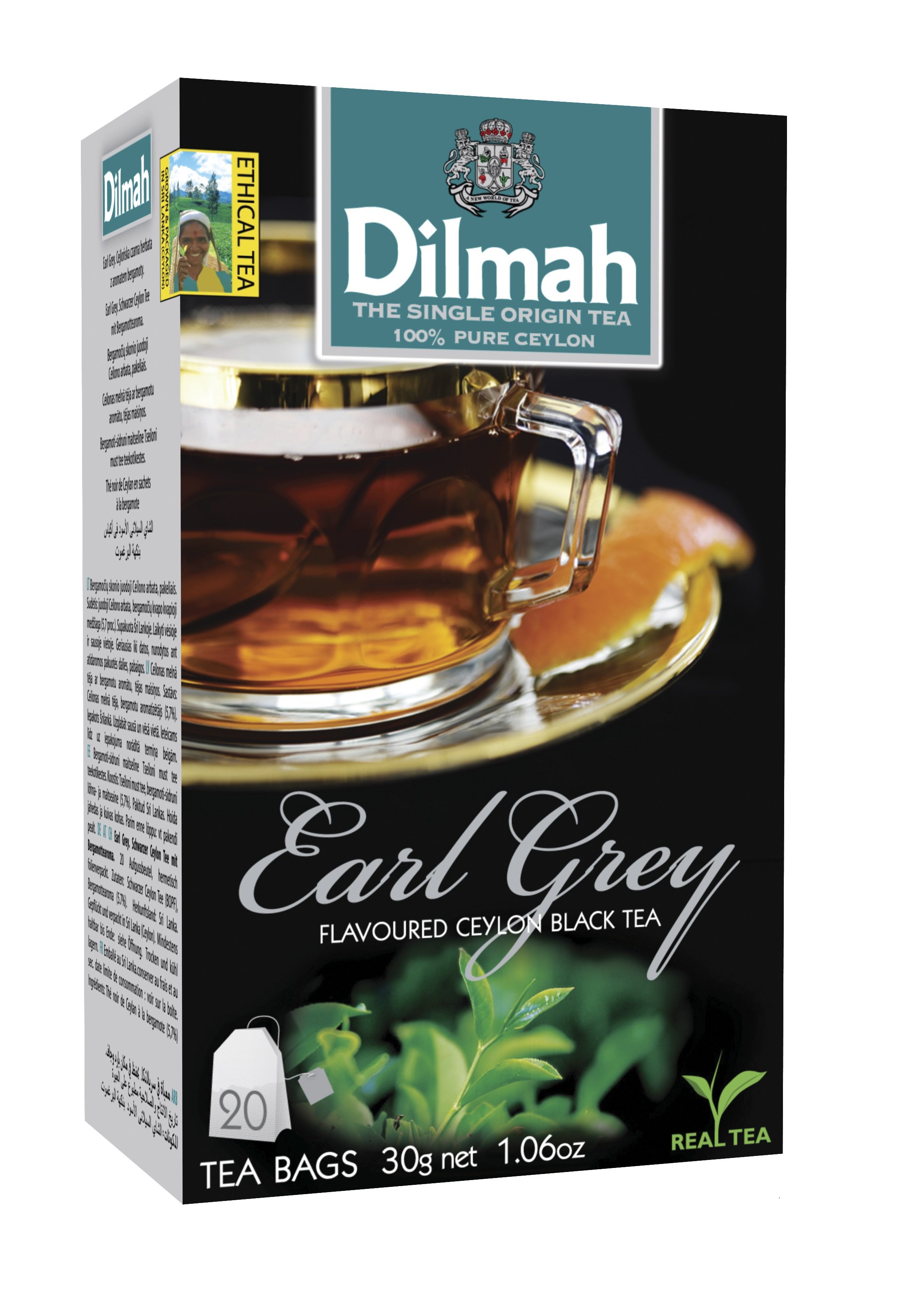 Чай чорний Dilmah з бергамотом, 20 шт( 831501) - фото 1