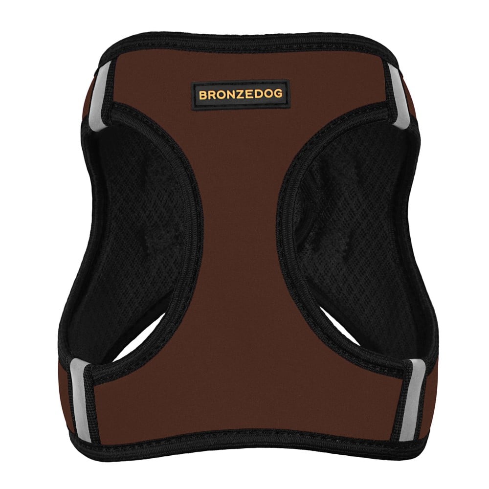 Шлея для собак Bronzedog Sport Vest S 20х16х3 см коричнева - фото 2