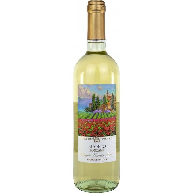 Вино Cala de Poeti Toscano Bianco IGT, белое, сухое, 0,75 л - фото 1