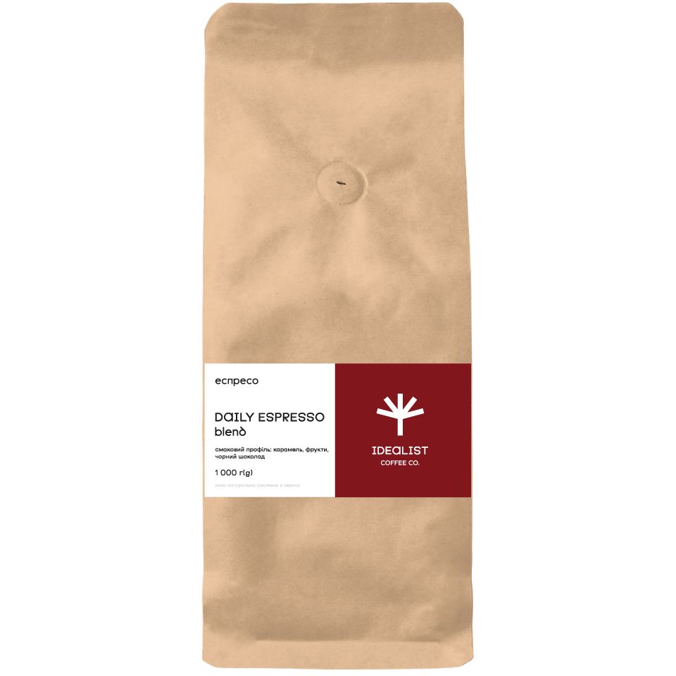 Кава в зернах Idealist Coffee Co Daily Espresso blend 1 кг - фото 1