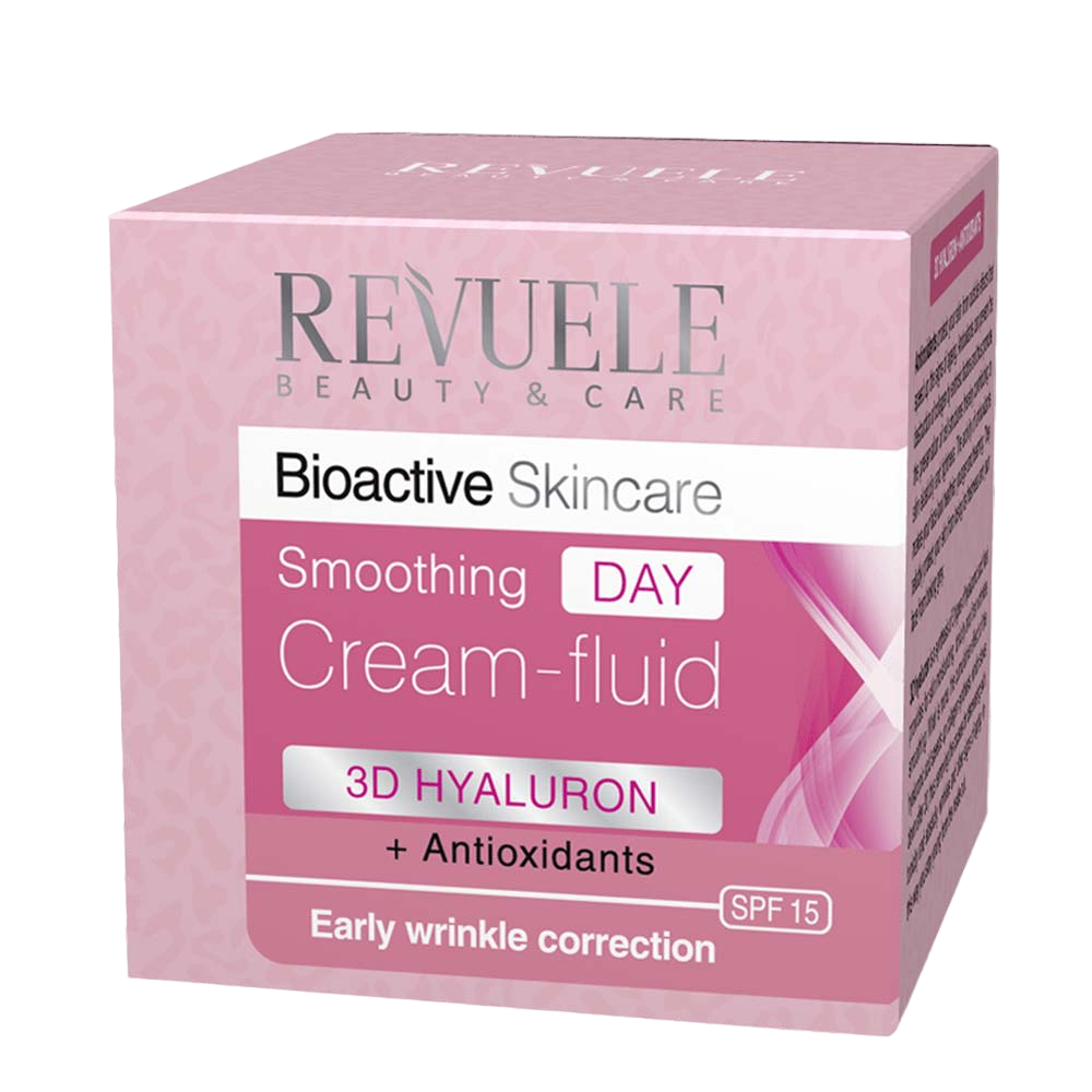 Разглаживающий дневной крем-флюид для лица Revuele Bioactive Skincare 3D Hyaluron Smoothing Day Cream-Fluid, 50 мл - фото 1