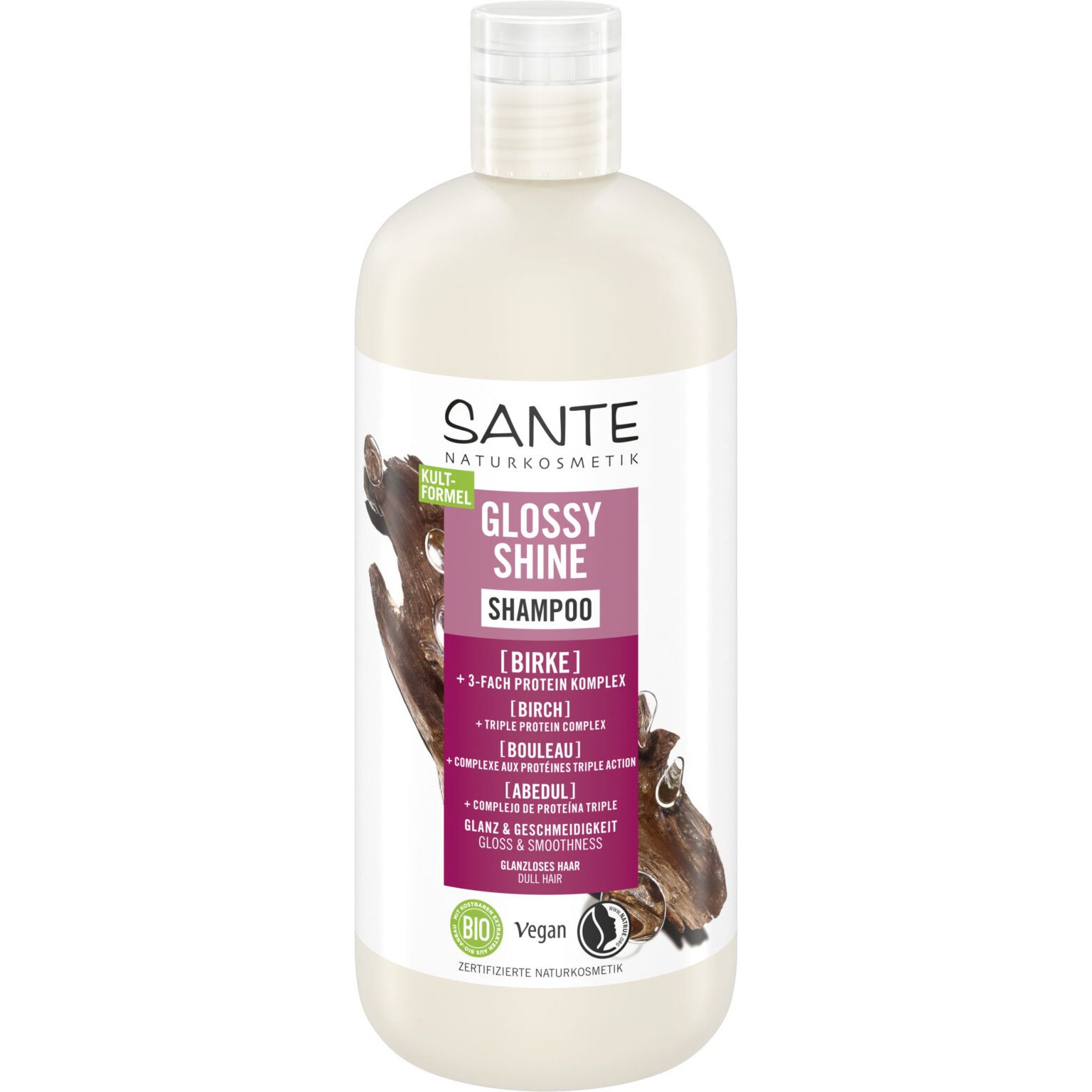 Біо-Шампунь Sante Glossy Shine для блиску волосся 500 мл - фото 1