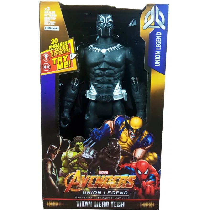 Фигурка супергероя Haowan Марвел Мстители Black Panther 29 см DY-H5826-33 - фото 1