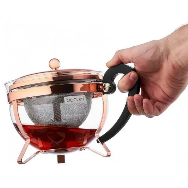 Заварочный чайник Bodum Chambord с крышкой 1.3 л (11656-18) - фото 4