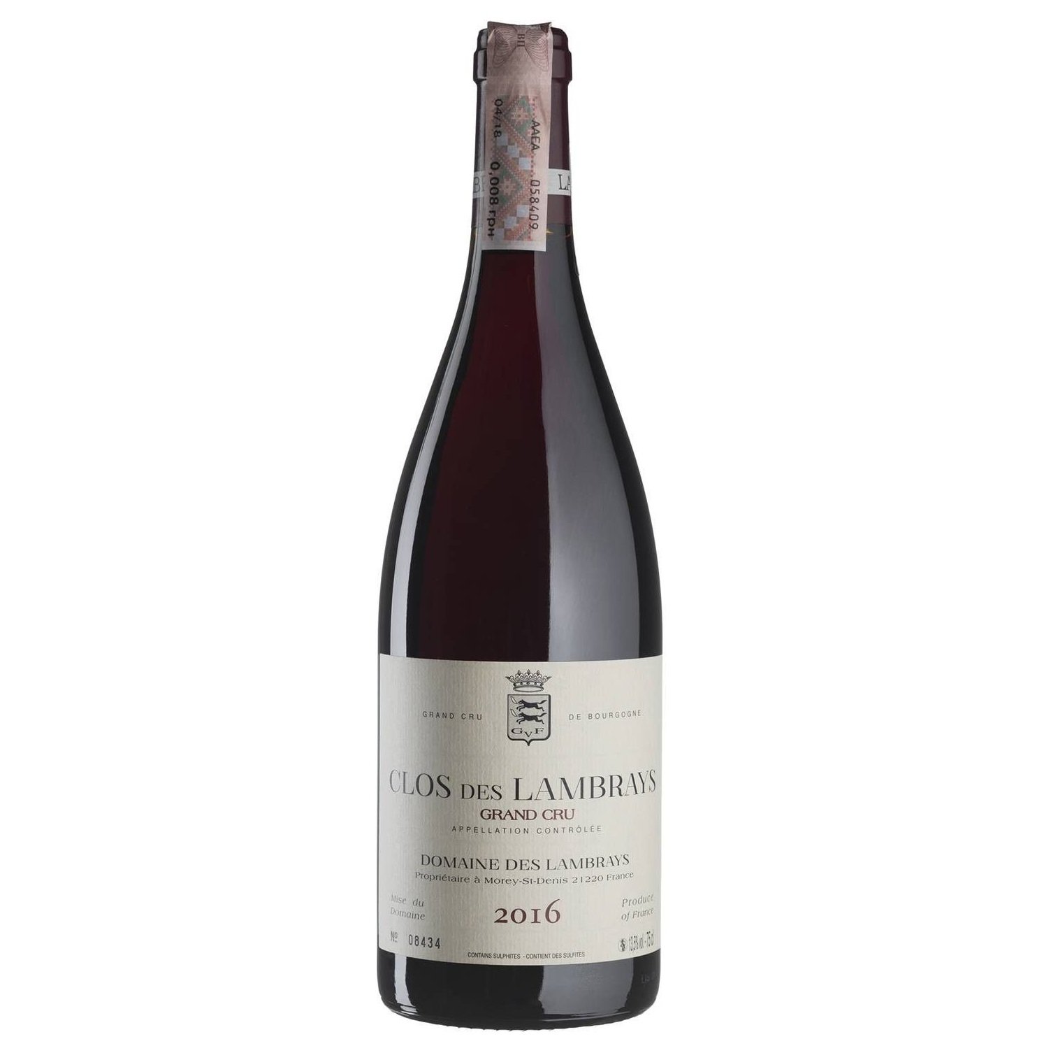 Вино Domaine des Lambrays Clos des Lambrays Grand Cru 2016, червоне, сухе 0,75 л (39624) - фото 1