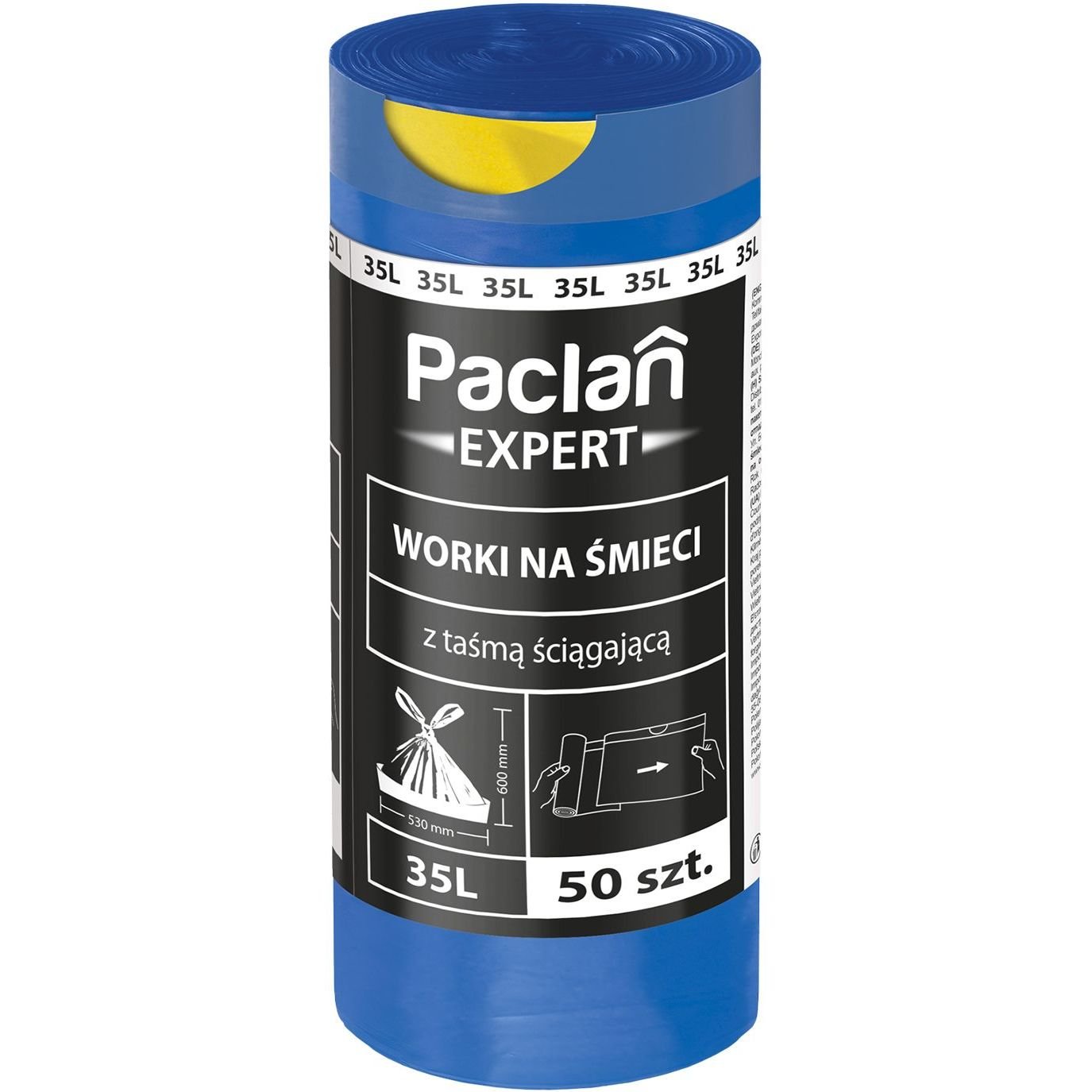 Пакети для сміття Paclan Expert, 35 л, 50 шт. - фото 1