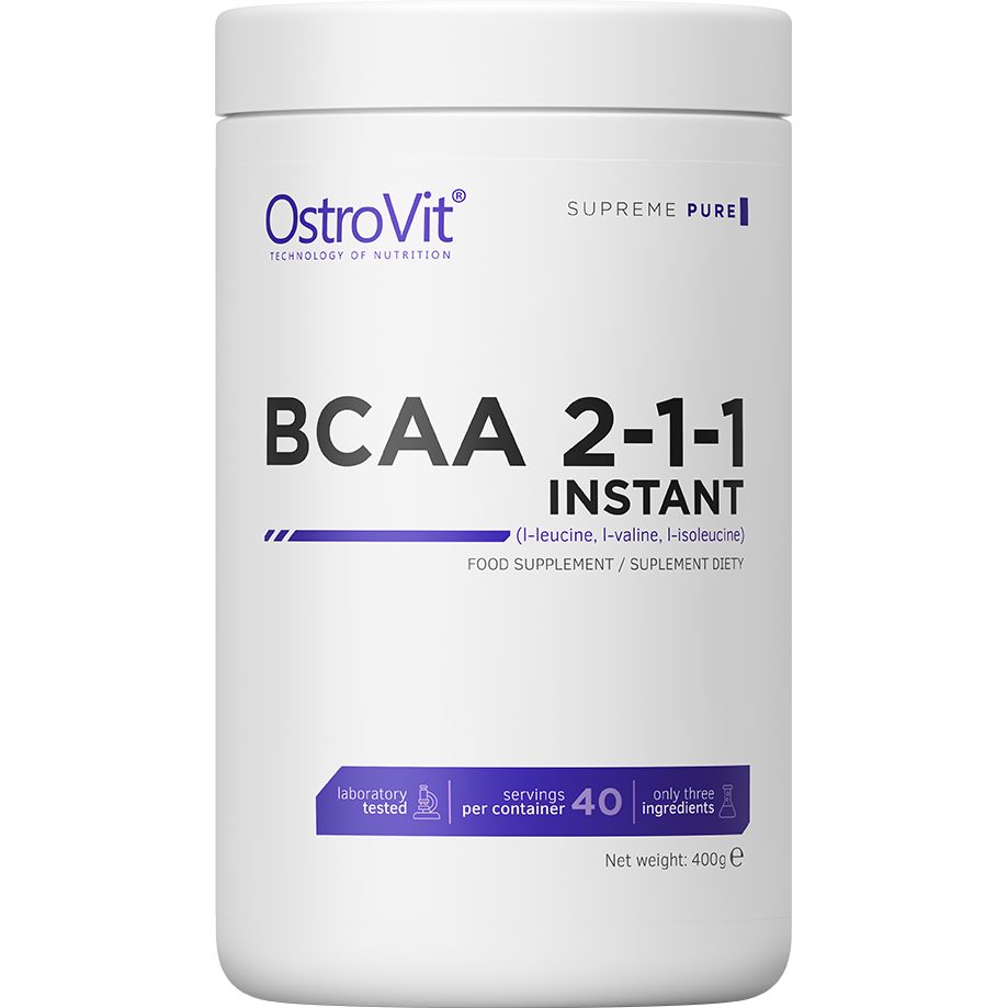 Аминокислота OstroVit BCAA 2-1-1 Instant Natural 400 г - фото 1