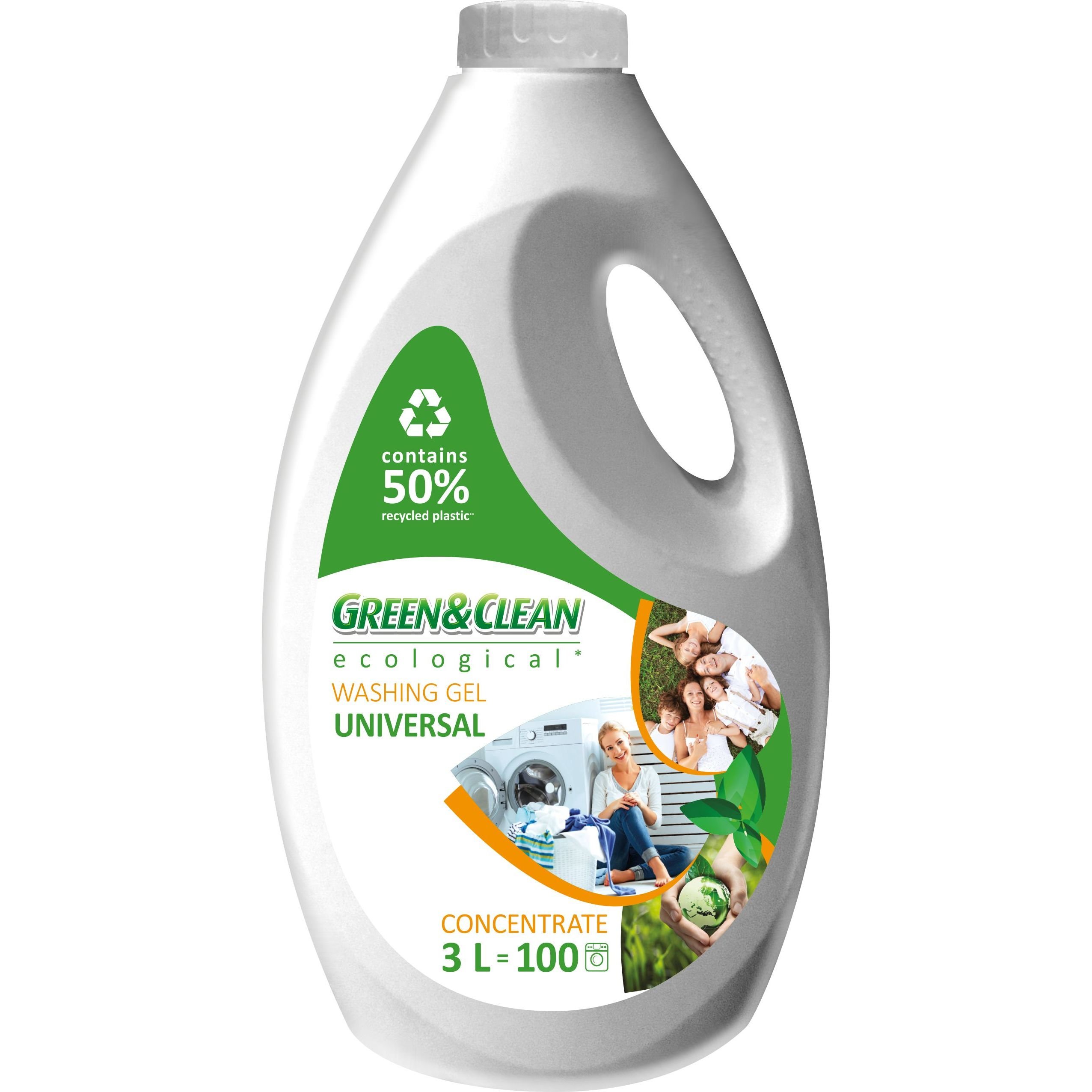 Гель для прання Green & Clean Professional універсальний, концентрований, 3 л - фото 1