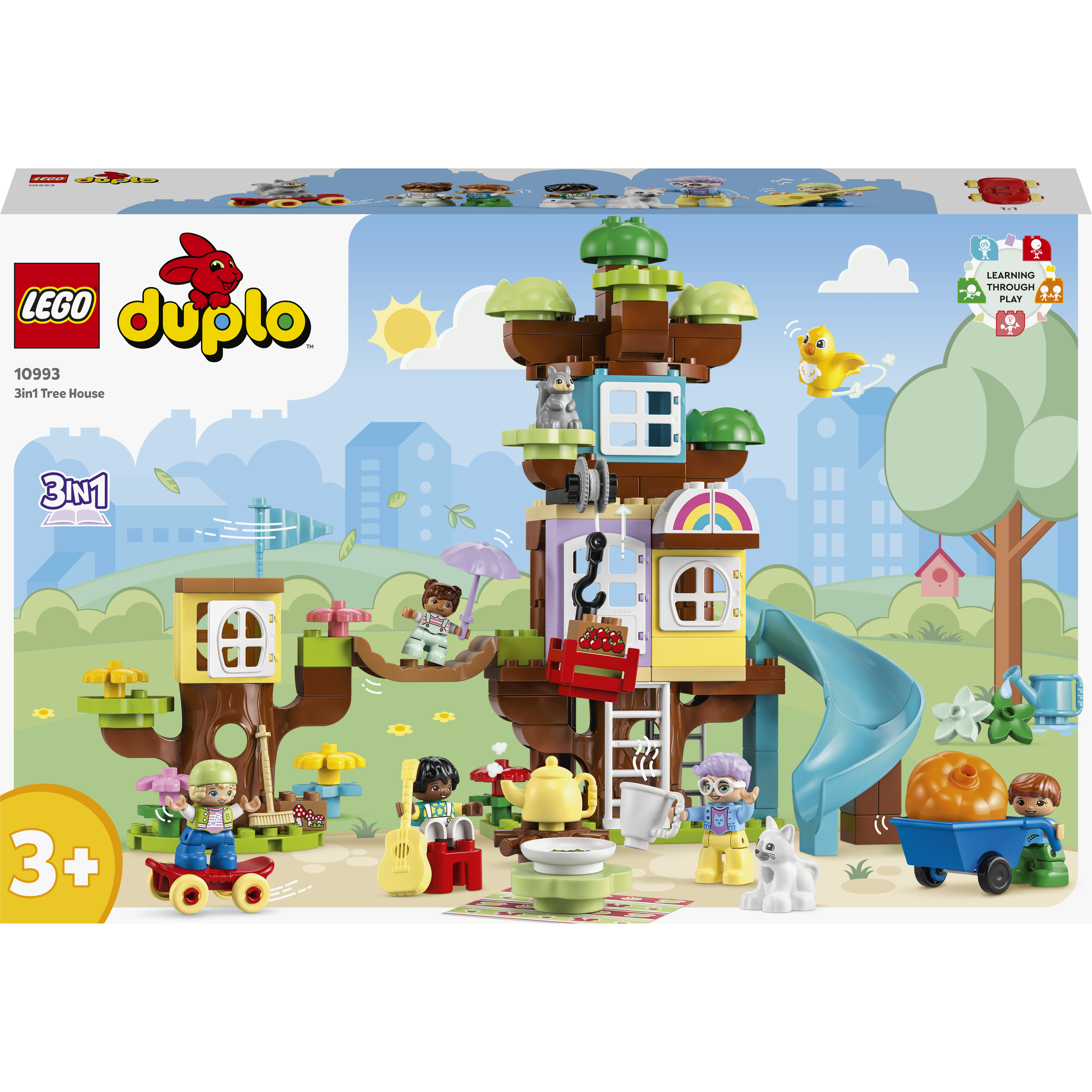 Конструктор LEGO DUPLO Town Будиночок на дереві 3 в 1, 136 деталей (10993) - фото 1
