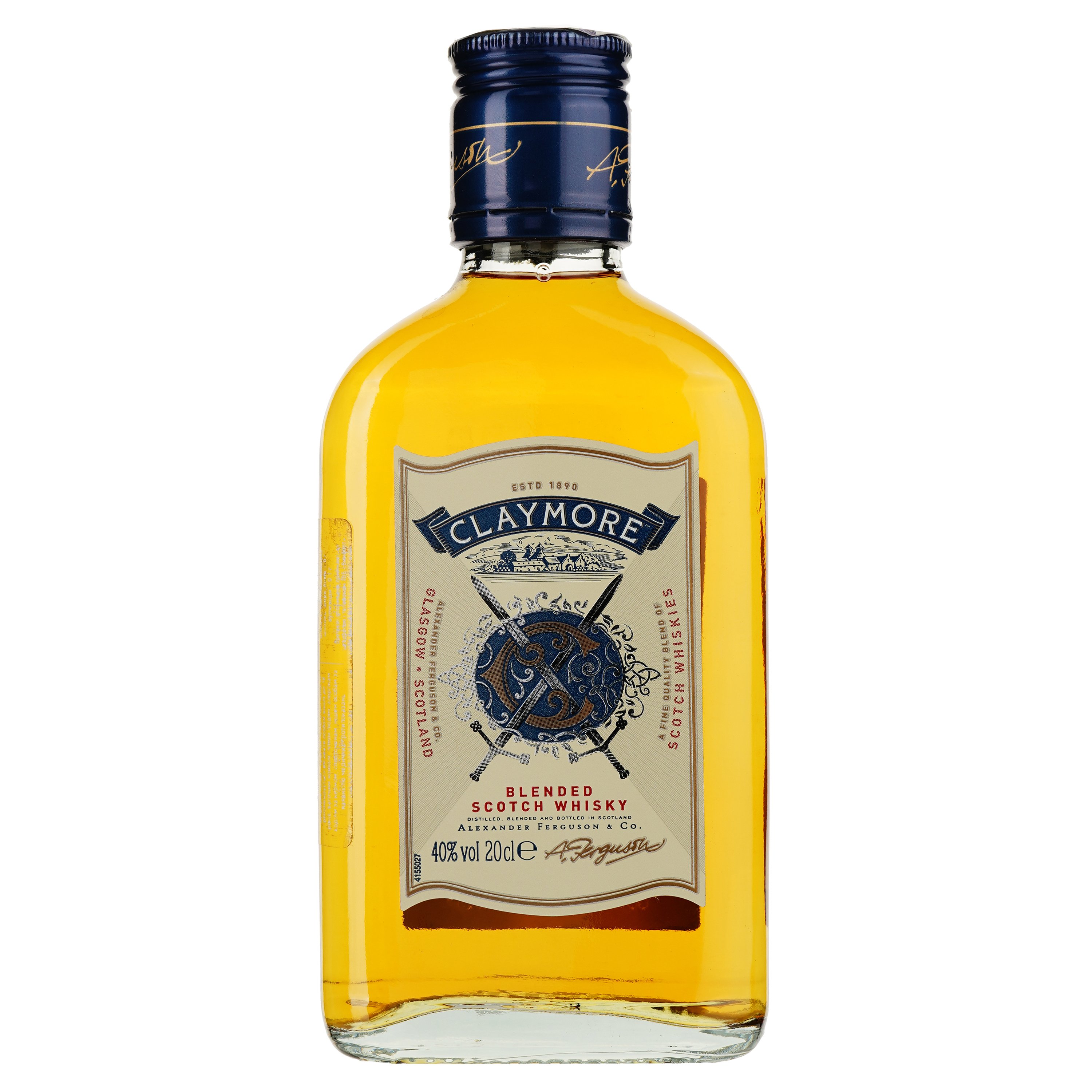 Віскі Claymore Blended Scotch Whisky, 40%, 0,2 л - фото 1
