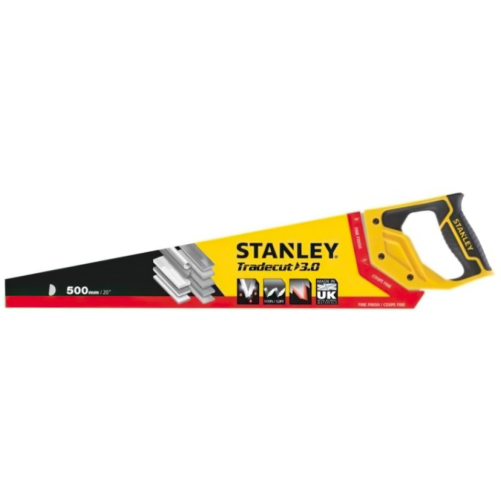 Ножівка по дереву Stanley Tradecut 11TPI 500 мм (STHT20351-1) - фото 2