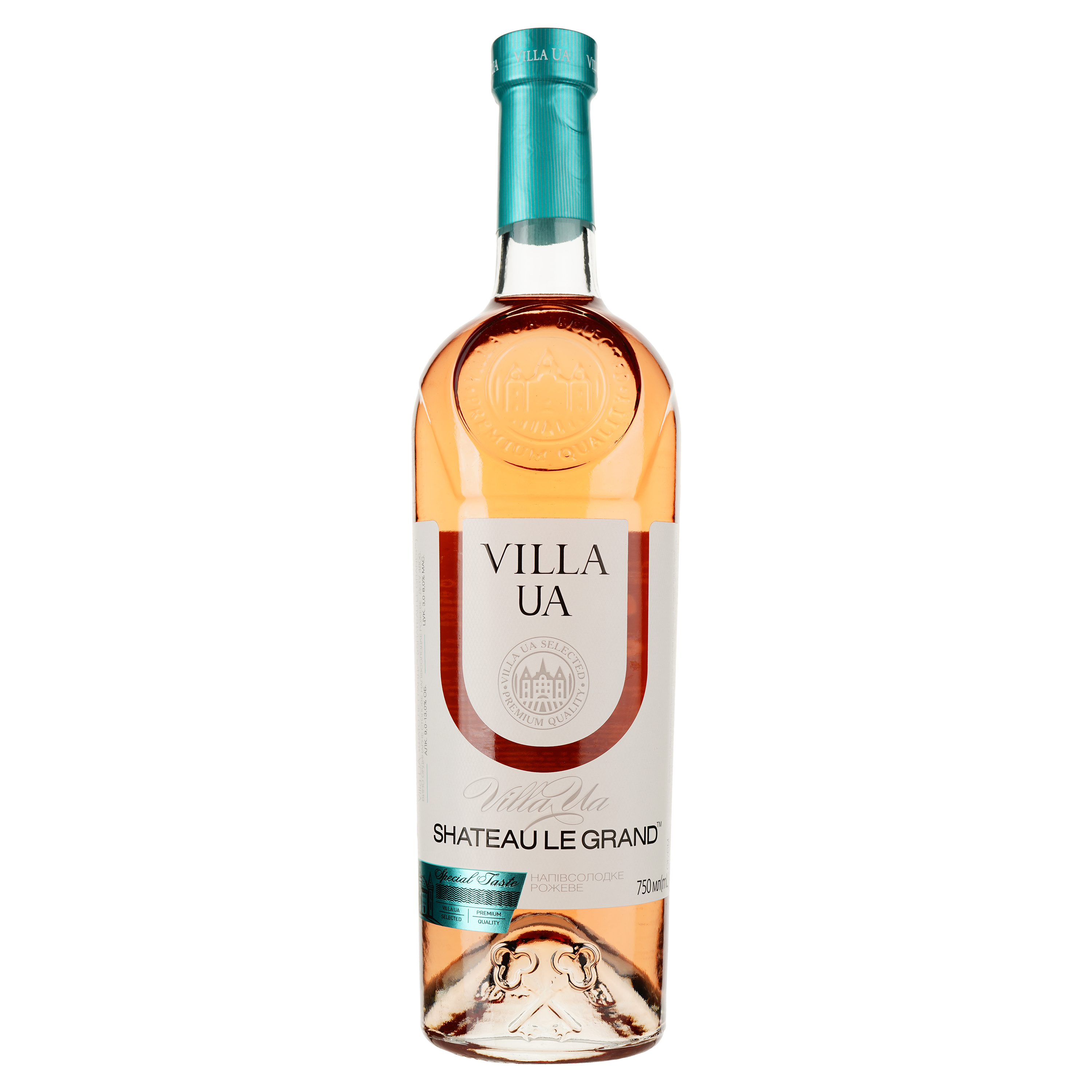 Вино Villa UA Shateau Le Grand розовое полусладкое 0.75 л - фото 1
