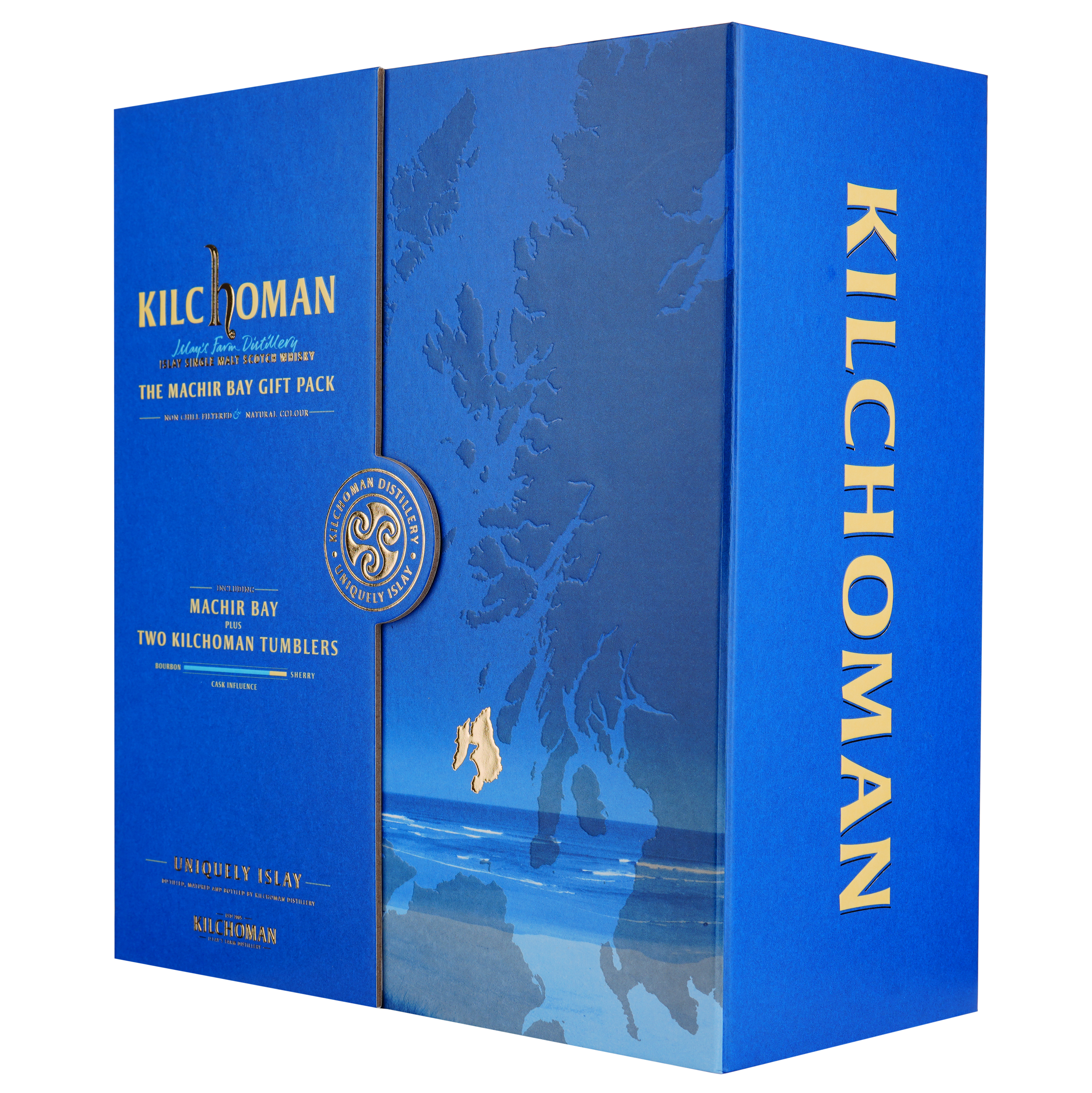 Виски Kilchoman Machir Bay + 2 бокала, 46%, 0,7 л (8000010148251) - фото 8