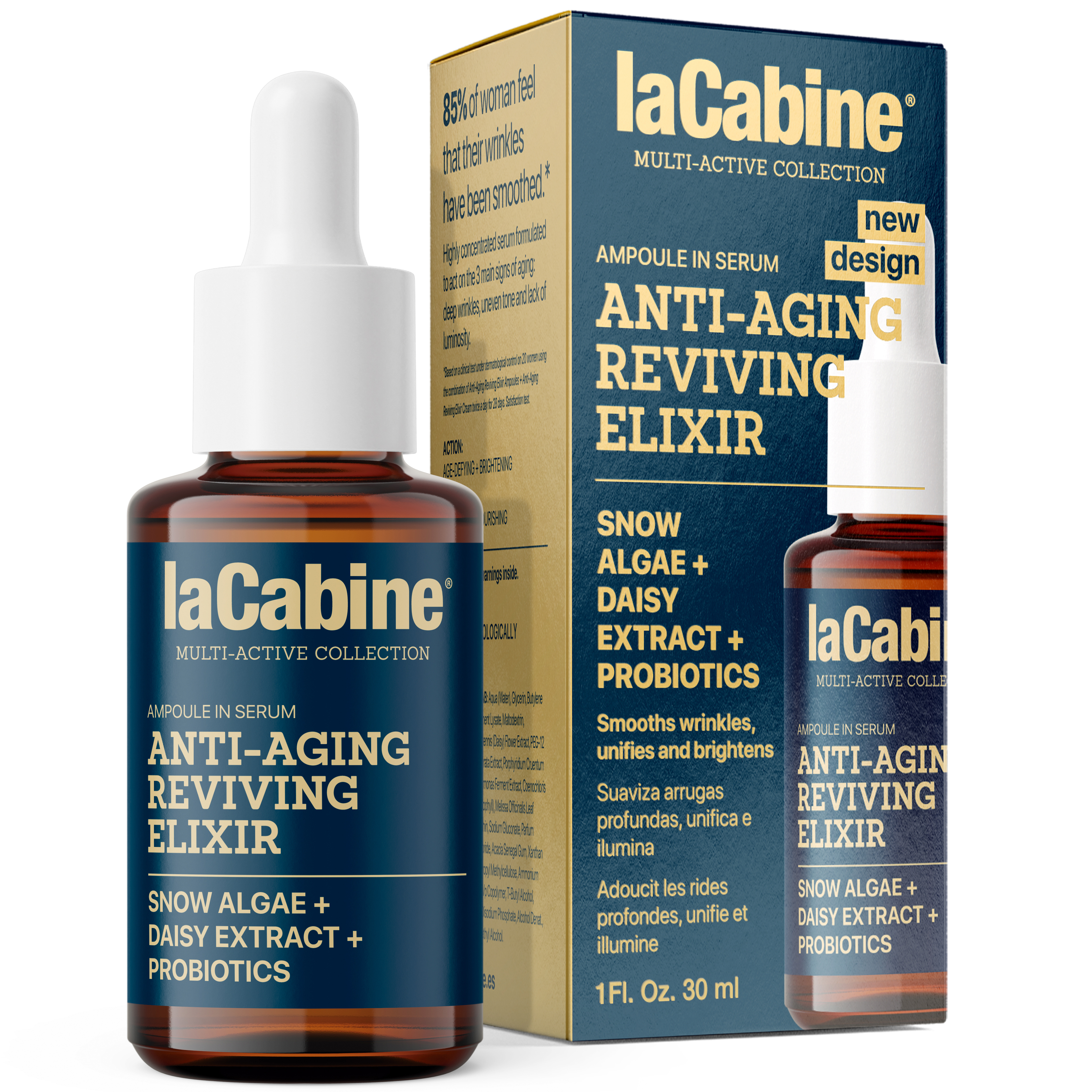 Высококонцентрированная антивозрастная сыворотка для лица LaCabine Anti-aging Reviving Elixir 30 мл - фото 1