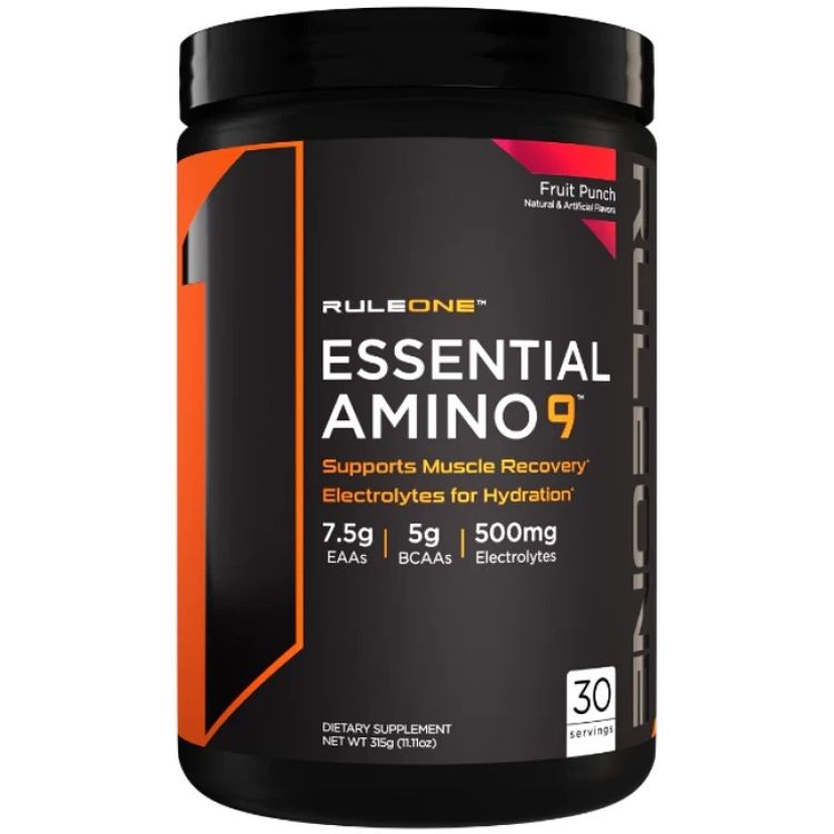 Аминокислота ЕАА с электролитами Rule 1 Essential Amino 9 Фруктовый пунш 315 г - фото 1