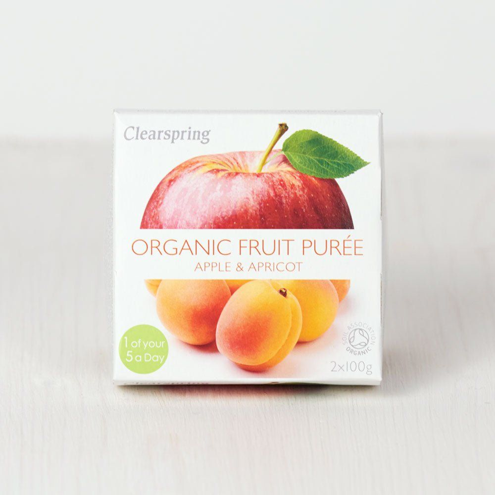 Пюре фруктовое Clearspring Яблоко и абрикос органическое 200 г (2 шт. х 100 г) - фото 3