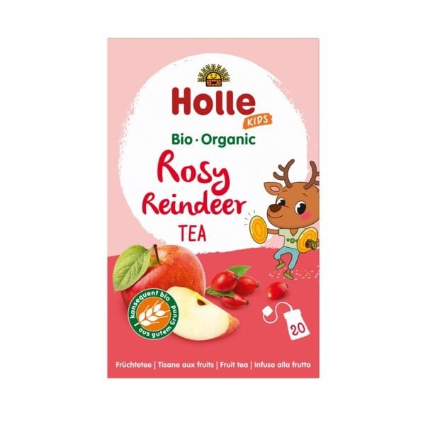 Чай для детей и взрослых Holle Rosy Reindeer, органический, 20 пакетиков (49714) - фото 1