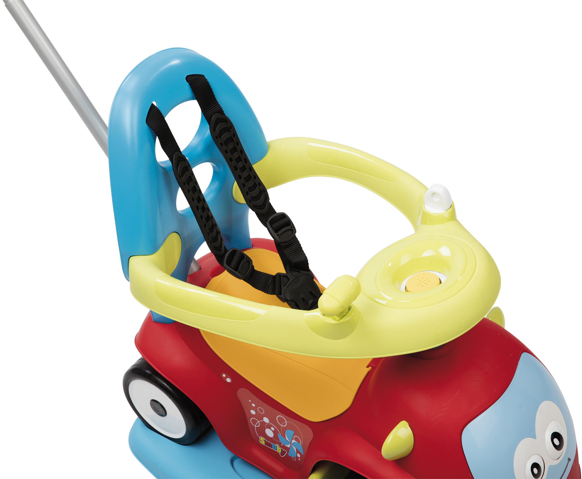 Машина для катания детская Smoby Toys Маестро 4 в 1 с функцией качели, красный (720302) - фото 3