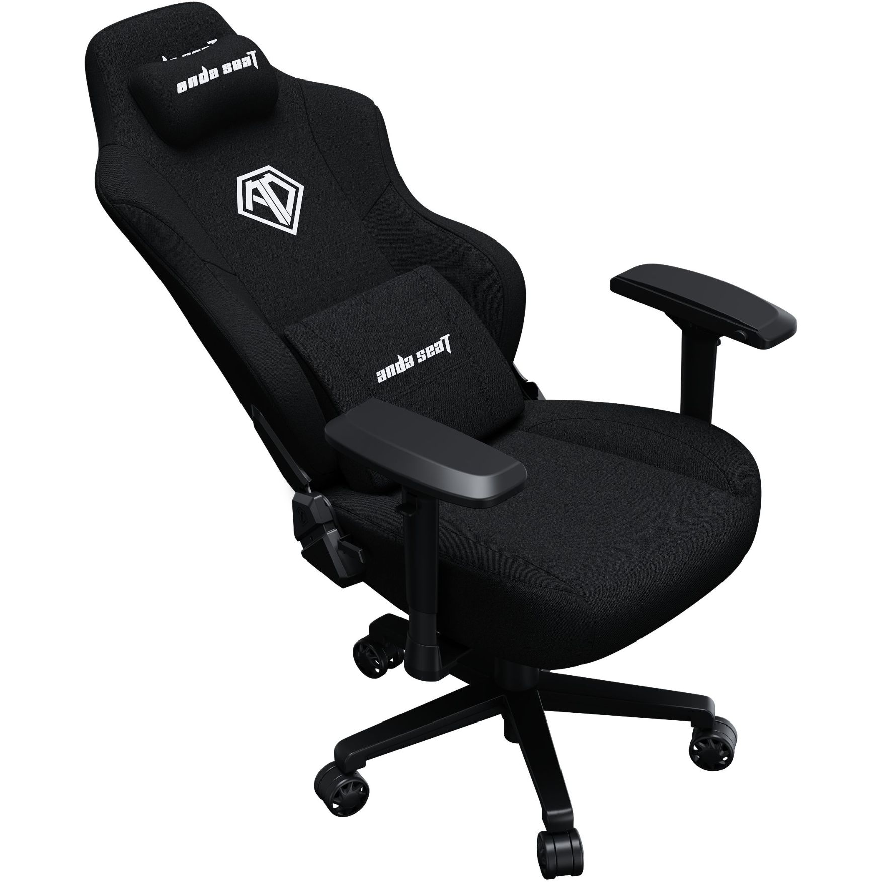 Крісло ігрове Anda Seat Phantom 3 Pro Size L Black Fabric (AD18YC-06-B-F) - фото 3