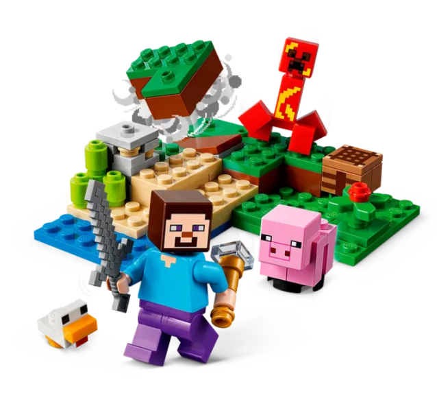 Конструктор LEGO Minecraft Засідка Кріпера, 72 деталей (21177) - фото 5