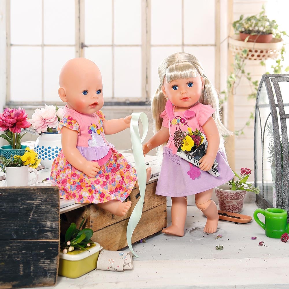 Одежда для куклы Baby Born Праздничное платье с уточками (824559-1) - фото 6
