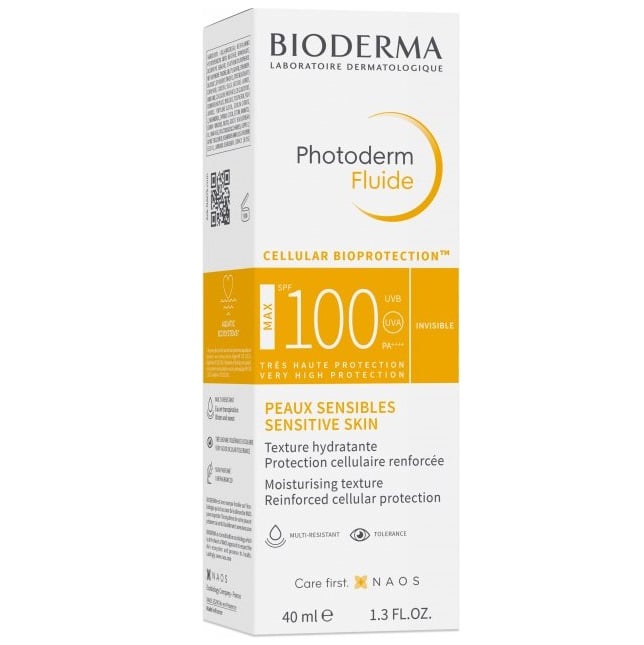 Солнцезащитный флюид для лица и тела Bioderma Photoderm Fluide МАХ SPF 100, 40 мл (28541D) - фото 1