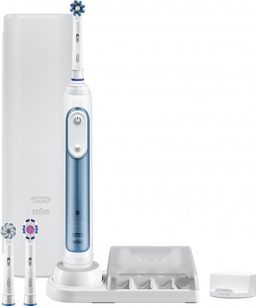 Электрическая зубная щетка Oral-B Smart 6 CrossAction Blue - фото 2