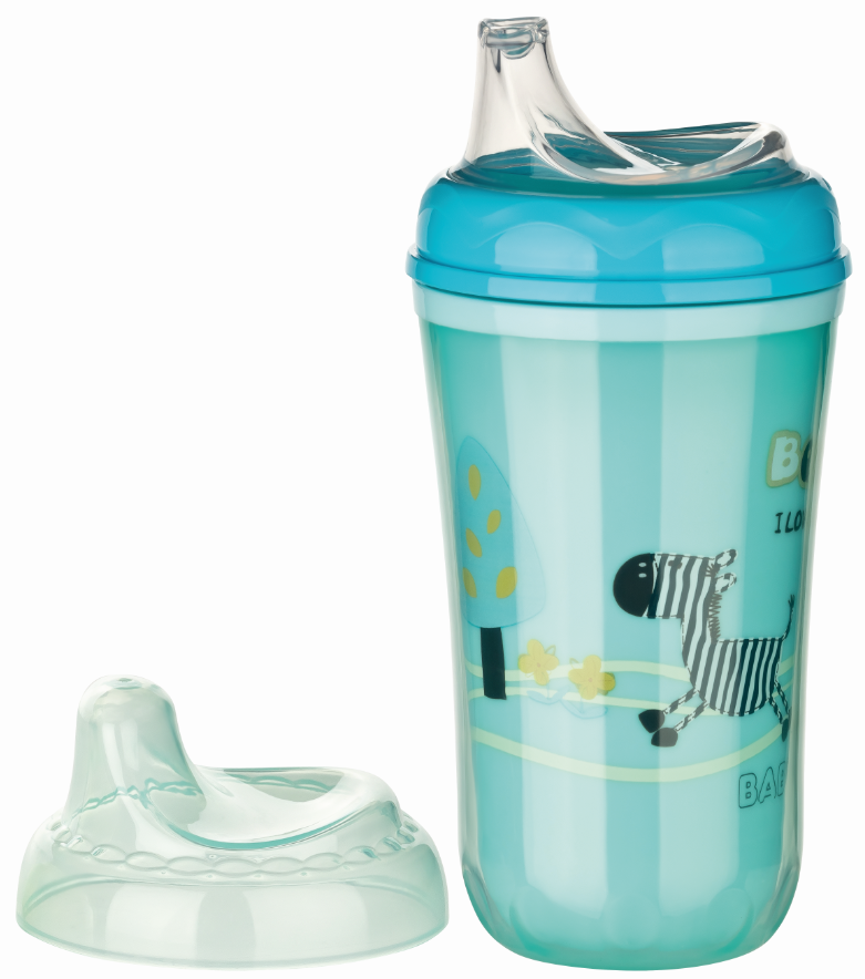 Чашка-непроливайка з м'яким носиком Baby-Nova, 300 мл, блакитний (3965427) - фото 1
