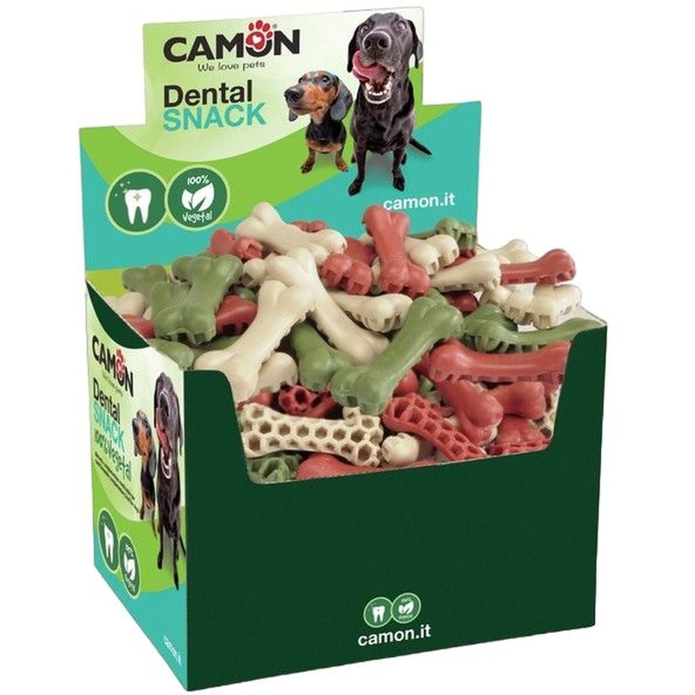 Стоматологическое лакомство для собак Camon Гексабон со вкусом свеклы и шпината 66 г - фото 2