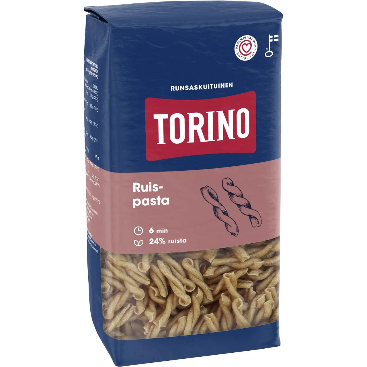Макароны Torino Ruis-Pasta ржаные 500 г - фото 1
