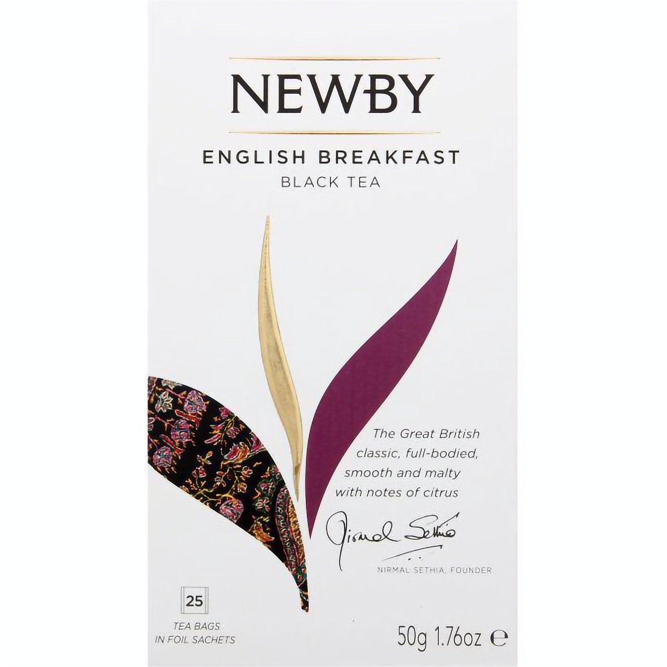 Чай черный Newby Английский Завтрак, 25 пакетиков (93926) - фото 1