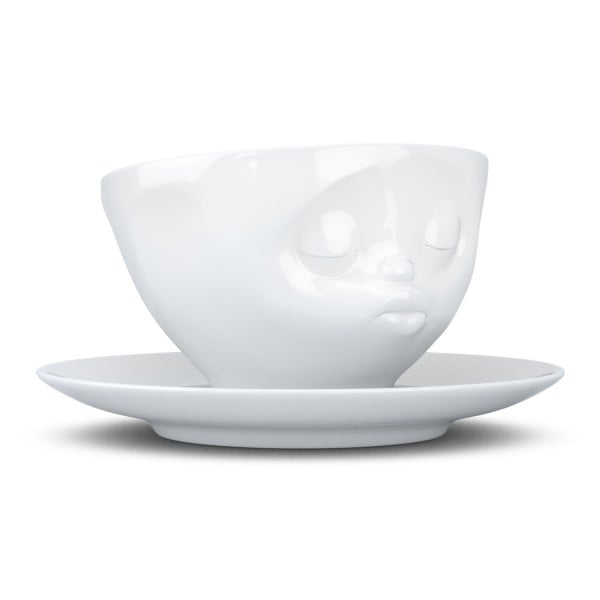 Чашка з блюдцем для кави Tassen Поцілунок 200 мл, порцеляна (TASS14201/TA) - фото 5