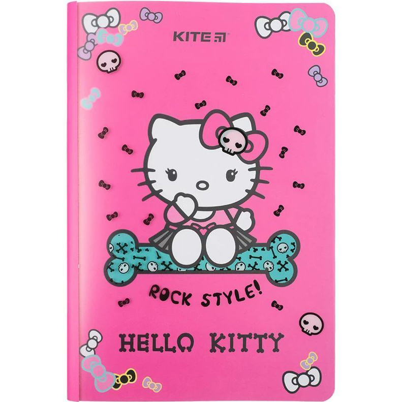Блокнот для записей Kite Hello Kitty A5+ в клеточку 40 листов розовый (HK23-460) - фото 1
