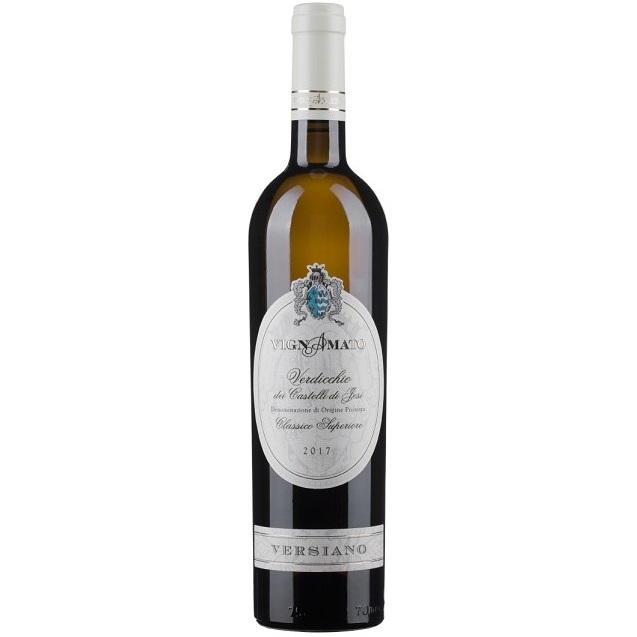 Вино Vignamato Verdicchio СstlDiJs Versiano Marche, белое, сухое, 13%, 0,75 л (691905) - фото 1