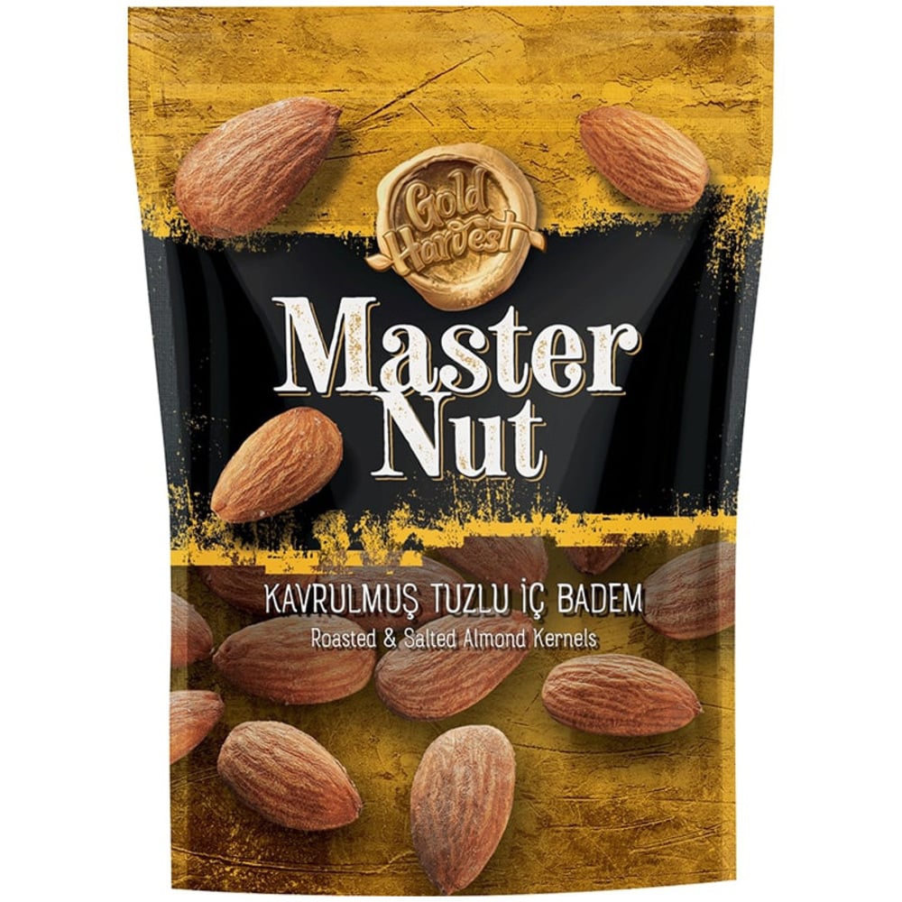 Ядра мигдалю смажені та солоні Gold Harvest Master Nut 165 г - фото 1