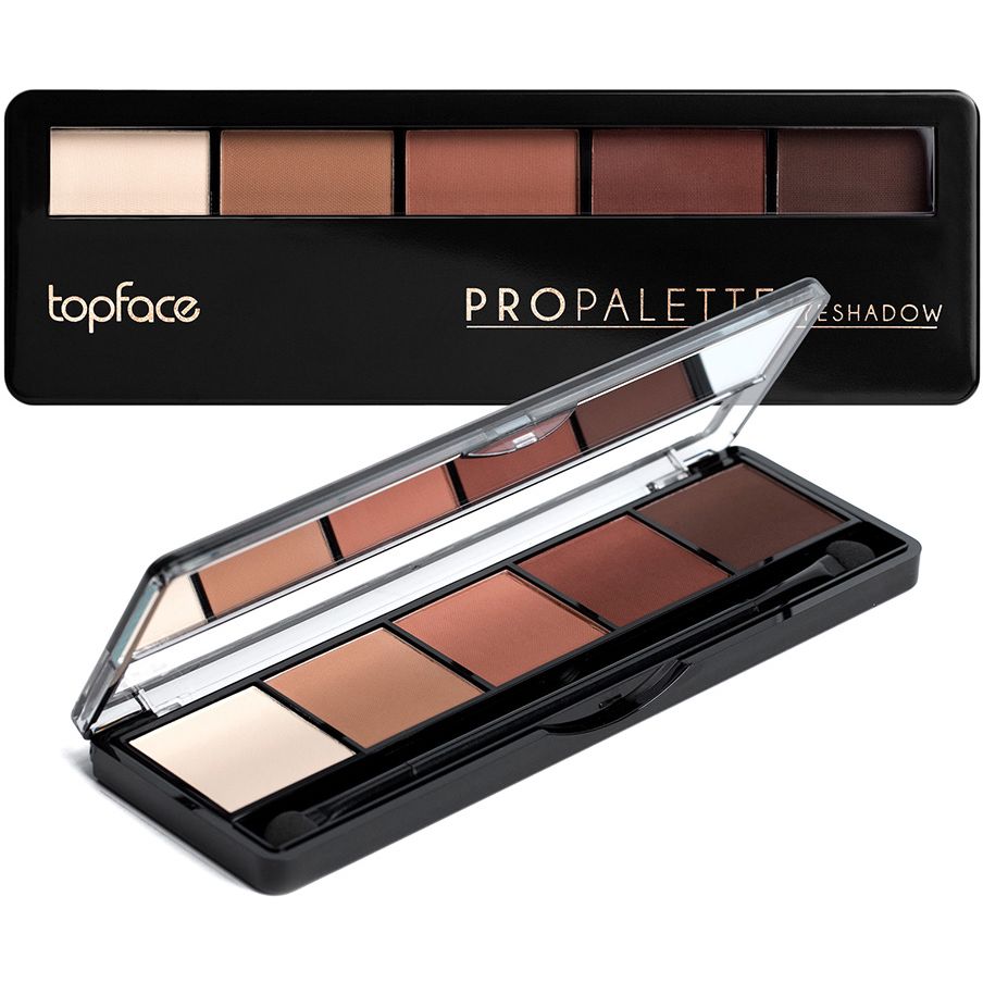 Палетка тіней для повік TopFace Pro Palette Eyeshadow PT501 тон 018 матова 9 г - фото 1