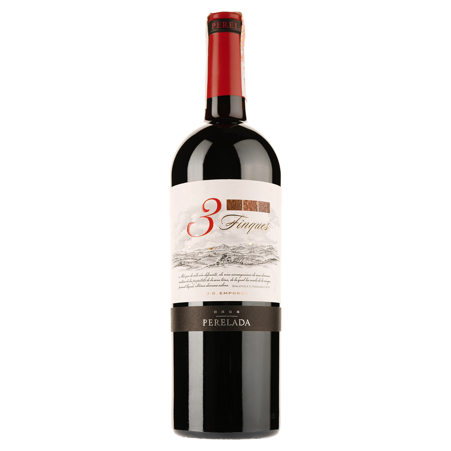 Вино Castillo Perelada 3 Fincas, красное, сухое, 0,75 л - фото 1