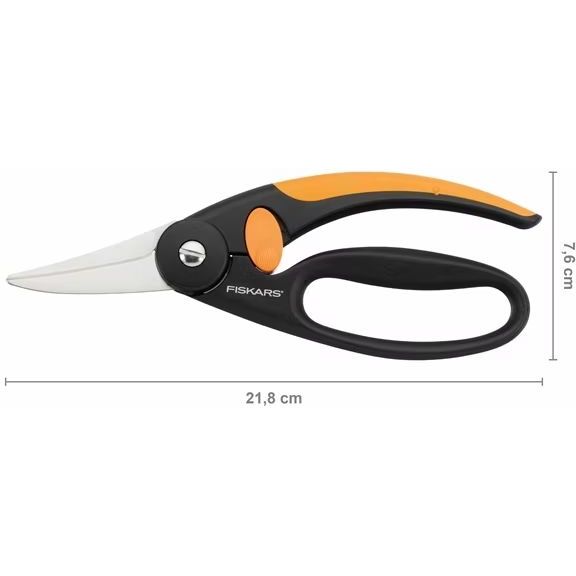 Ножиці універсальні Fiskars FingerLoop SP45, з петлею для пальців, 21,8 см (1001533) - фото 3