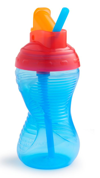 Бутылочка-непроливайка с трубочкой Munchkin Click Lock, 296 мл, голубой (40523.01) - фото 2