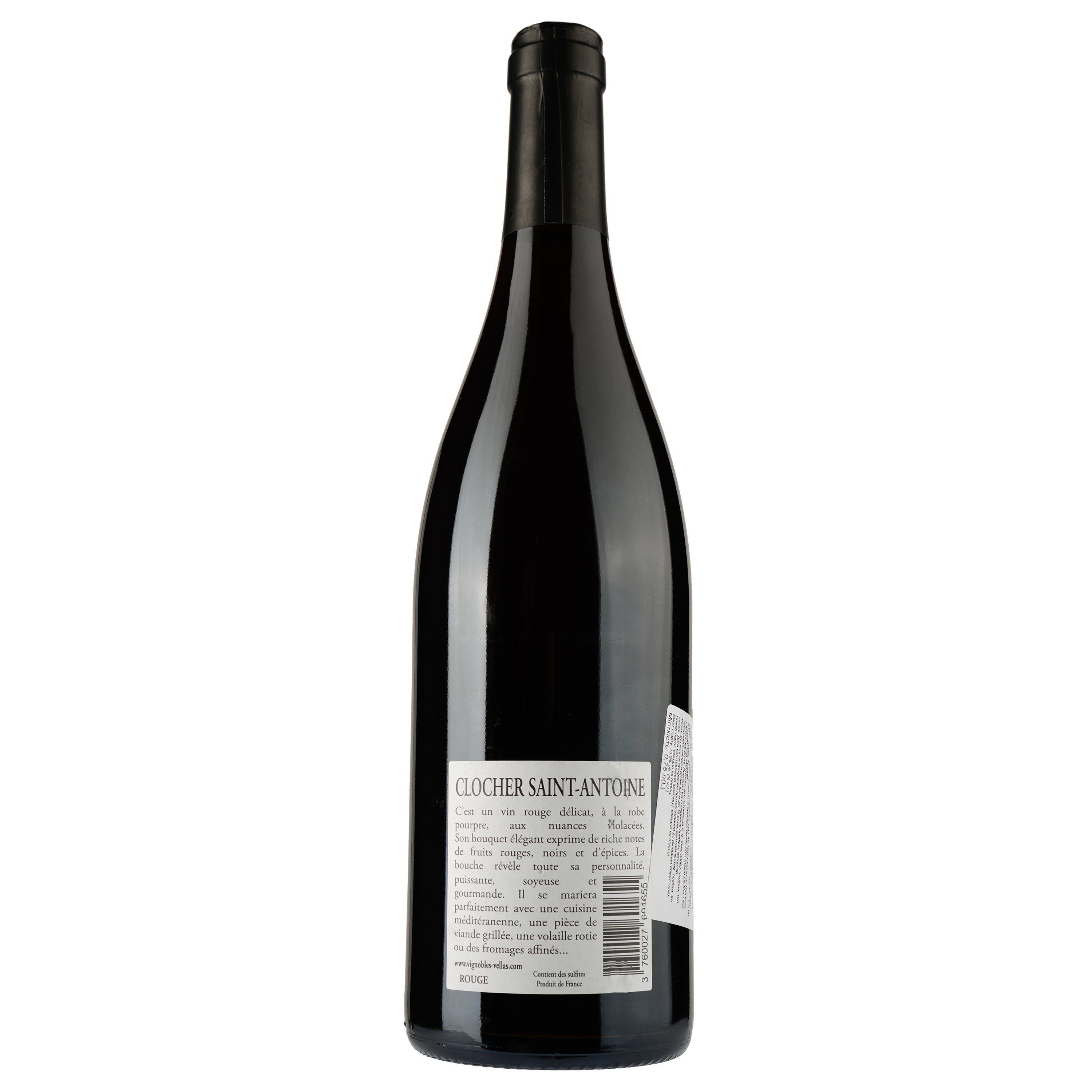 Вино Clocher Saint Antoine Rouge 2021 AOP Pic Saint Loup, червоне, сухе, 0,75 л - фото 2