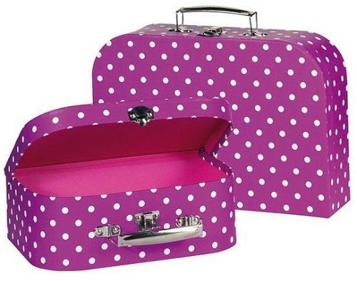 Ігрова валіза Goki, в горошок, фіолетовий (60106G) - фото 1