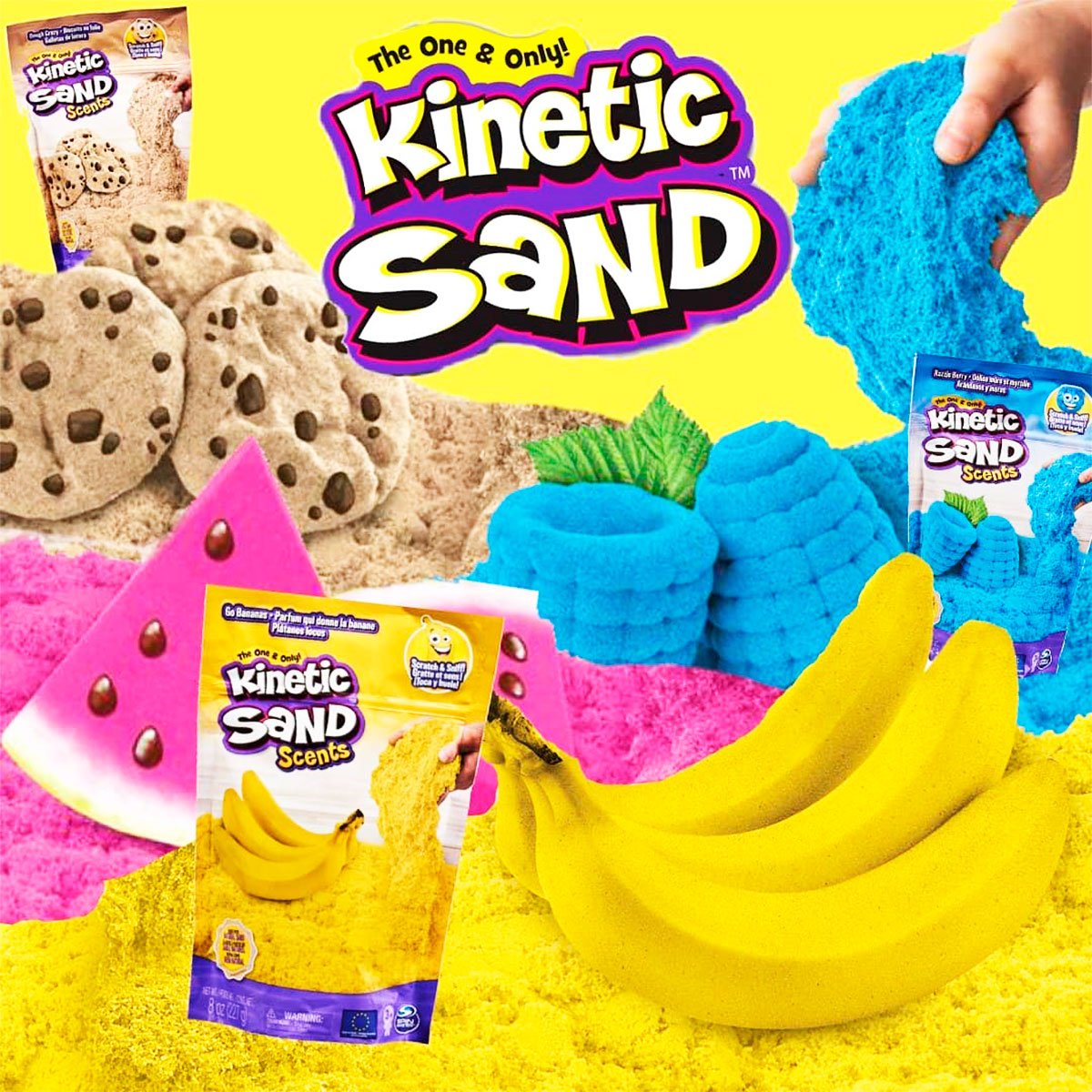 Кінетичний пісок Kinetic Sand Печиво, з ароматом, 227 г (71473С) - фото 5