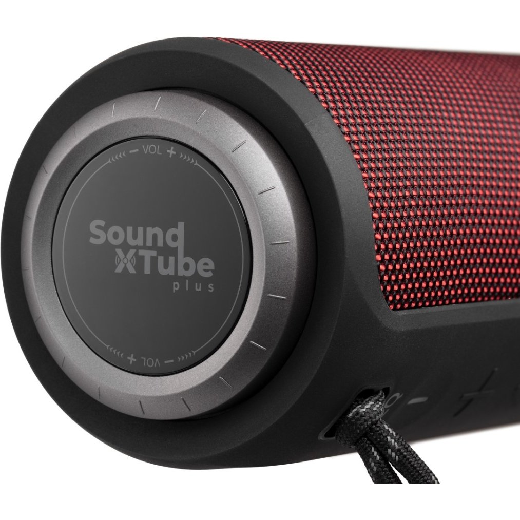 Портативная Bluetooth колонка 2E SoundXTube PLUS 40W TWS Wireless Waterproof Black-Red - фото 3