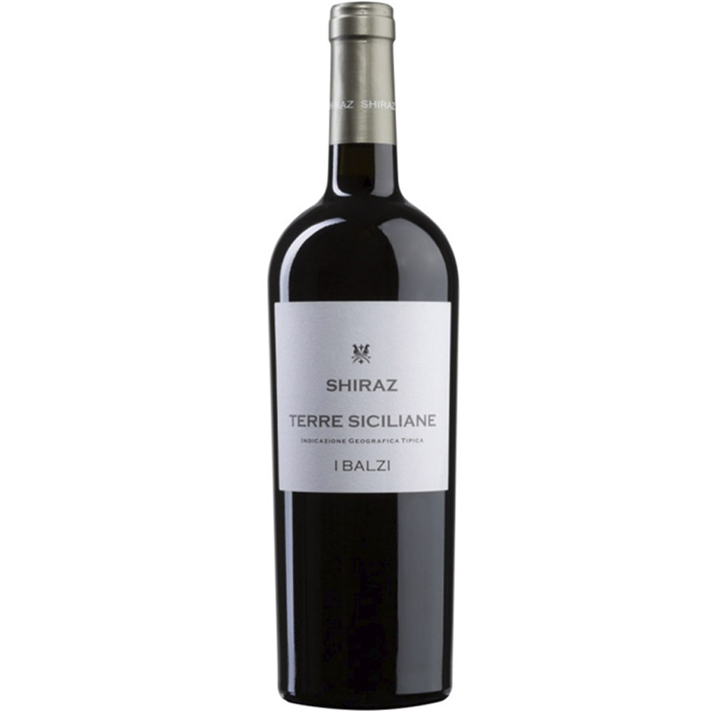 Вино I Balzi Shiraz Terre Siciliane красное сухое 0.75 л - фото 1