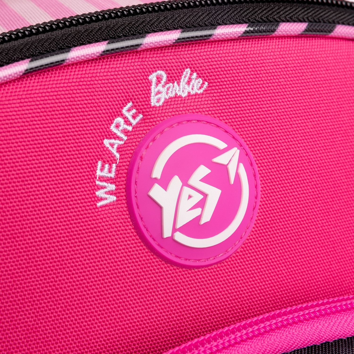 Рюкзак каркасний Yes S-94 Barbie, черный с малиновым (558959) - фото 9