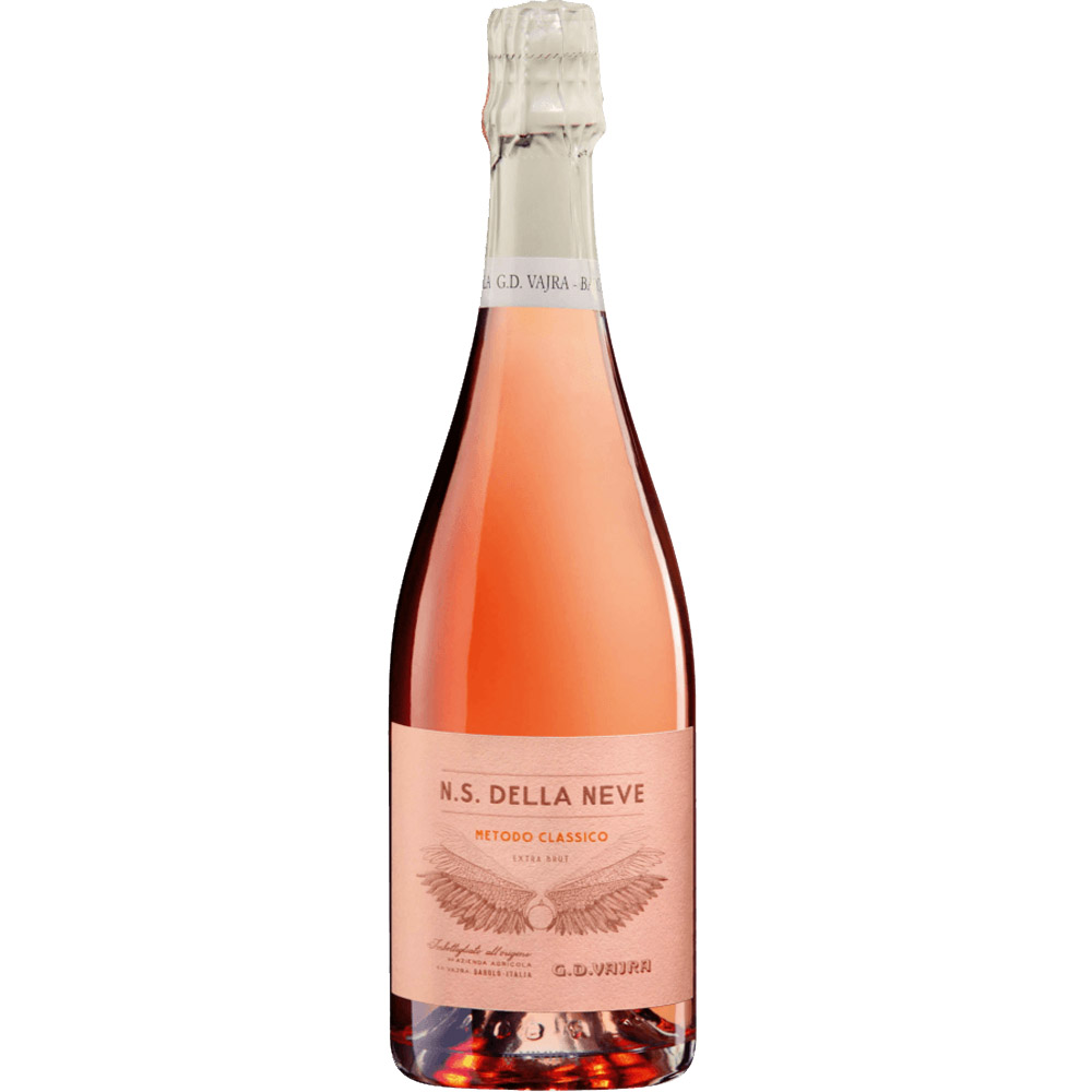 Игристое вино G.D. Vajra N. S. della Neve Rose розовое экстра-брют 0.75 л - фото 1